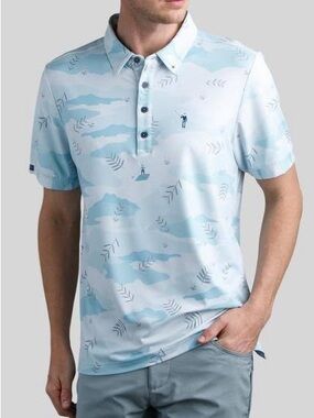 William Murray Zero Hucks Given inspired Golf Polo